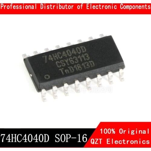 10pcs/lot 74HC4040D 74HC4040 SOP-16 binary counter new original In Stock