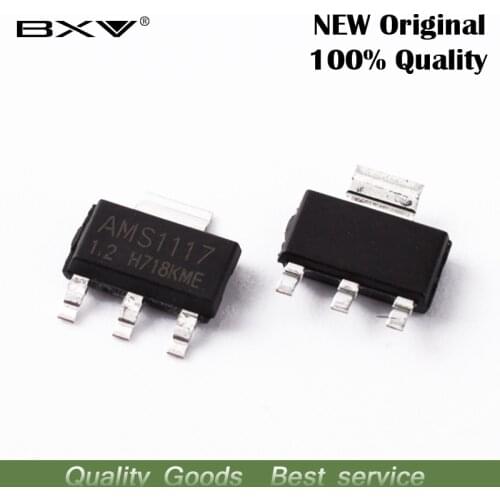 50PCS AMS1117 series AMS1117-1.2 AMS1117-1.5 AMS1117-1.8 AMS1117-2.5 AMS1117-3.3 AMS1117-5.0 AMS1117-ADJ SOT223 Power supply
