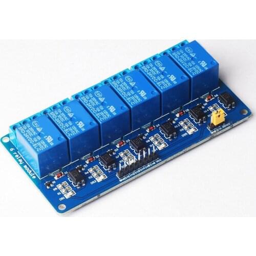 5V 6 Channel Relay Module with light coupling for PIC ARM DSP AVR Raspberry Pi