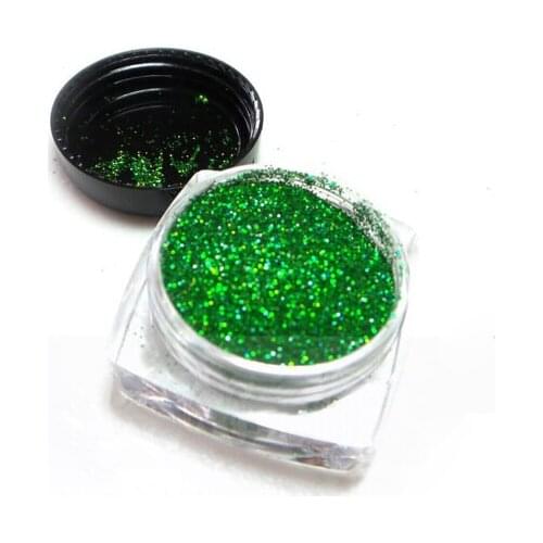 5g/jar Hiddenite Holographic Glitter Ultra Fine .008, resin supplies, rainbow glitter, loose glitter, nail glitters