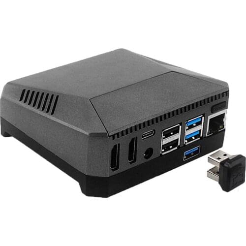 Argon ONE M.2 Case for Raspberry Pi 4 Model B M.2 SATA SSD to USB 3.0 Board Support UASP Built-in Fan Aluminum Case
