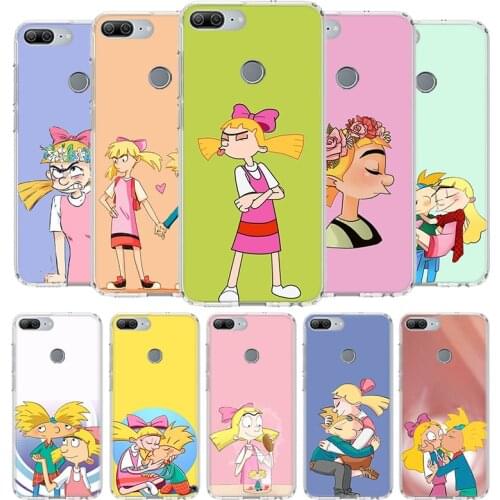 Hey Arnold Lover Cover Phone Case for Huawei Y9 Y5 Y6 Y7 2019 Honor 9 10 Lite 9X 8X 8A 8S 7X 7A 20 10i V30 Nova 6E Coque