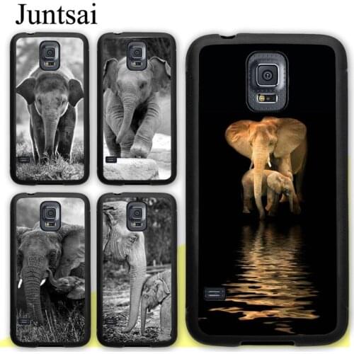 Baby Elephant Moon Cell Phone Case For Samsung Galaxy A51 A71 A31 A21S A20e A50 A70 M31 M21 S9 S10 S20 Plus Note 20 Ultra