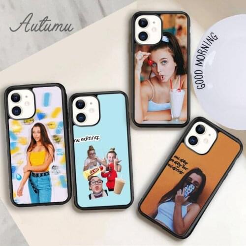 Emma Chamberlain Phone Case for iPhone 11 12 Pro Max mini X XR XS SE 2020 5 6S 7 8 Plus Samsung Galaxy S8 S9 S10 Cover shell
