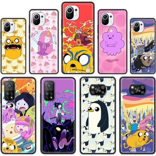 Phone Case Cover for Xiaomi Mi Poco X3 NFC F3 M3 11 Ultra 10T Lite 9T Note 10 Pro 11i 10S Soft Case Cartoon Adventure Time