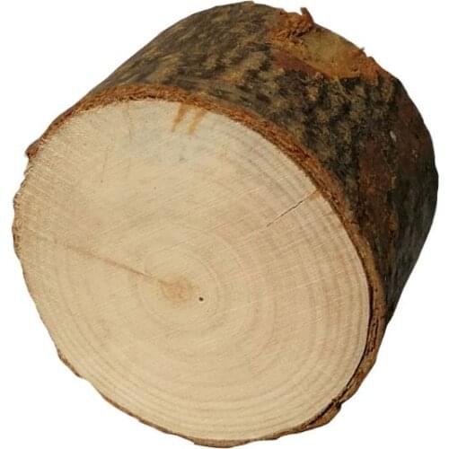 Rustic Wooden Candlestick Tealight Candle Holder Table Decoration Plant Flower Plot Ornament Craft 6x4.2cm