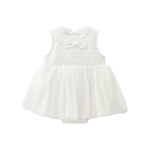 2021 Summer Toddler Infant Baby Rompers Kids Girls Princess Lace Dress Jumpsuits Toddler Bodysuits Baby Girl Clothes 3 6 9 12M