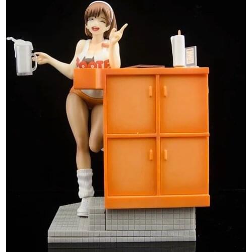22cm Native Butcher U Original Character Rui Akasaka Sexy Girl PVC Anime Action Figure Collection Model Toys For Gifts