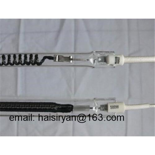 Infrared heating IR lamp vacuum halogen element carbon fiber quartz tube