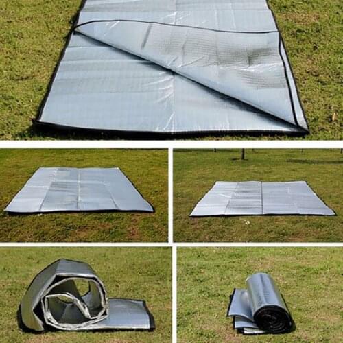 Outdoor Sport Mattress Pad Waterproof Aluminum Foil EVA Mat Camping Climbing Picnic Sleeping
