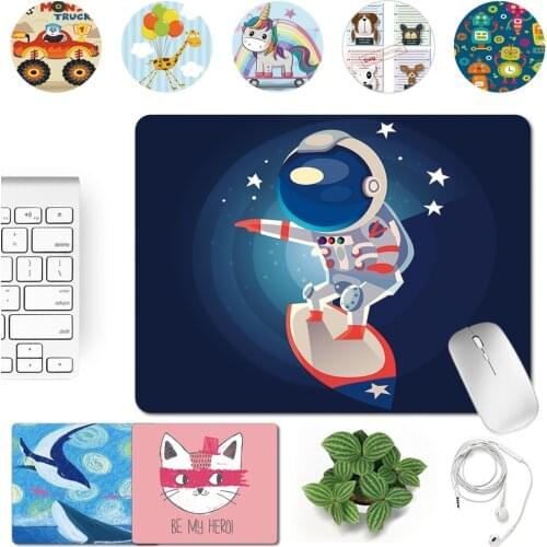 Mouse Pad Home Office Laptop Mousepad Small 25x21cm Computer Gamer Mouse Mat Gaming Accessories Cute Cartoon Pattern Series