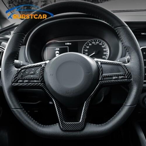Car Steering Wheel Panel Cover For Nissan Xtrail T32 Rogue Note Qashqai J11 Versa Juke Micra Kicks Leaf Sentra 2017 - 2020