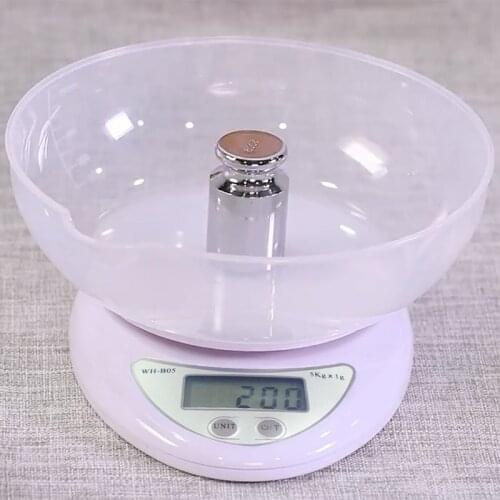 Kitchen scale electronic platform scale miniature food electronic scale bakery food scale 5kg/1g