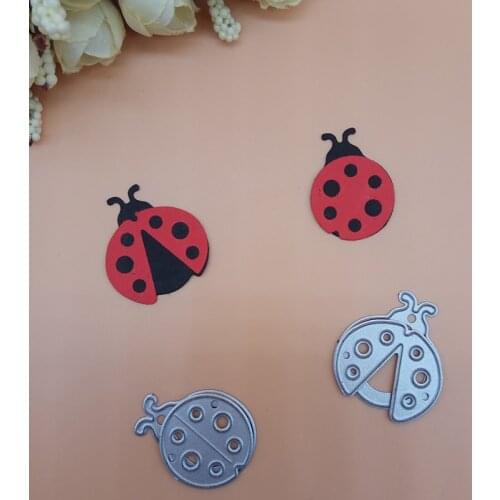 New Cute Ladybugs Metal Cutting Dies Stencil for DIY Scrapbooking Photo Album Embossing Paper Cards Decorative Crafts Die Cuts