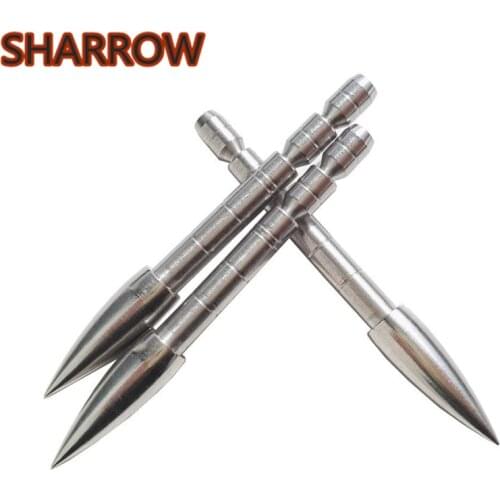 24/50Pcs 100 Grain Archery Field Points Arrowheads Tip Practice ID 4.2mm Carbon Arrow Shaft Insert Hunting Shooting Accessories