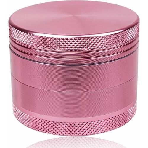 Pink Herb Grinder Weed Grinder 50mm 55mm 63mm Big Crusher 4 Layer Hot Sale Weed Accessories Beautiful
