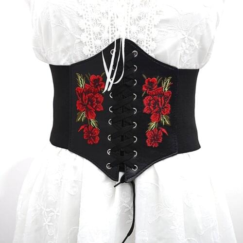 Trend Women Body Shaper Buckle Wide Waistband Waist Belt Underbust Corset Belt