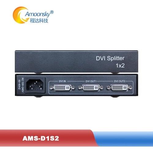 AMS D1S2 HD DVI Video Splitter Support 1920x1200 Up To HD 1080P For Rental Led Display Screen