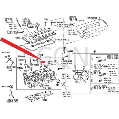 Intake valve duct bushing 2008-Toy ota MAT RIX RUK USS CIO NXB COR OLL AN AP Intake valve duct Intake hose corrugated