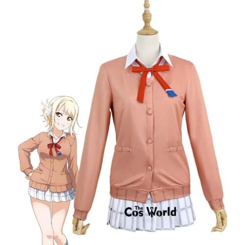 Love Live! Nijigasaki High School Idol Club Miyashita Ai Winter School Uniform Outfit Anime Customize Cosplay Costumes