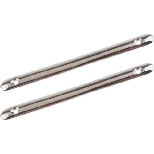 2pcs 316 Marine Grade Stainless Steel Rub Strake Boat Yacht RV