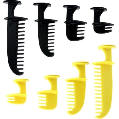 2021 New Arrival 4 Size Haircut Styling Ruler Combination Household Haircut Template Ruler For Cutting Haircut Styling Comb