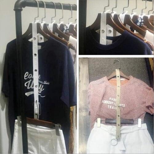 57cm Fabric Clothing link Hanger Connector Strips Hanger Grip Accessories Clothes Suits Coordinates Display Drop Hanging Strip