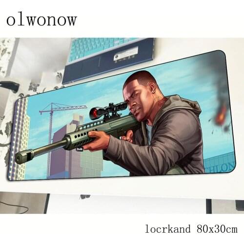 Gta mousepad 80x30cm large gaming mouse pad big gamer mat best seller game computer desk padmouse keyboard large play mats