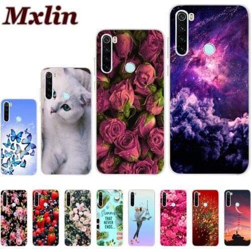 For Xiaomi Redmi Note 8 Case Redmi Note 8T Cover 6.3'' Soft Silicone Cute Painting Bumper Phone Case For Redmi Note8T 8 T Fundas