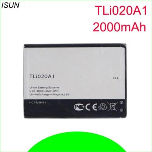 ISUNOO 10pcs/lot 2000mAh Battery For Alcatel One Touch Pop 3 (5) 4G 5 Dual Sim OT 5065D 5065A 5065X 5065W 5065J 5065T Batterie