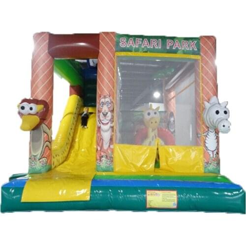 Jungle theme commercial inflatable bounce house, inflatable bouncer, inflatable bouncy castle for kids