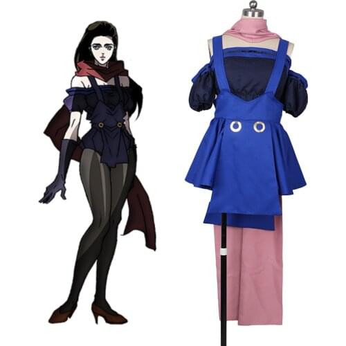 JoJos Bizarre Adventure Lisa Lisa Cosplay Costume