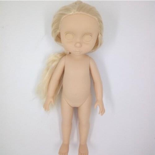 39cm 16 Inch Ferrite Doll for Make Up DIY Naked Baby Doll Girl Birthday Christmas Gifts Collectible Model Toy