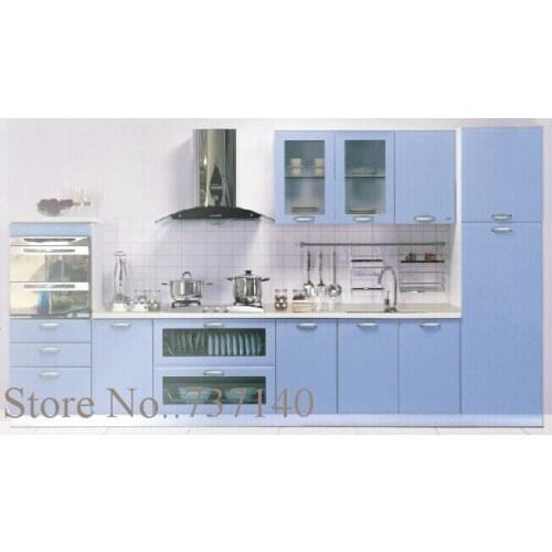 Simple design kitchen lacquered kitchen cabinet