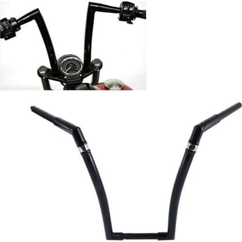 Motorcycle 18" Rise 1 1/4'' Handlebar For Harley Dyna Low Rider Sportster XL 883 1200 48 Forty-Eight Softail