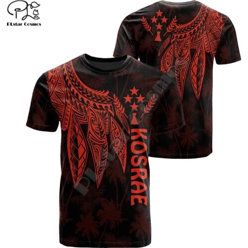 PLstar Cosmos 2021 Polynesia New Fashion Men/Women Kosrae T-shirts 3d Print Designed Summer Short Sleeve Tee Brand Tops Style-9
