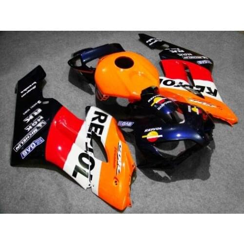 Motorcycle Fairing kit for HONDA CBR1000RR 04 05 CBR 1000RR 2005 2004 cbr1000rr ABS Orange red blue Fairings set+7gifts HS44