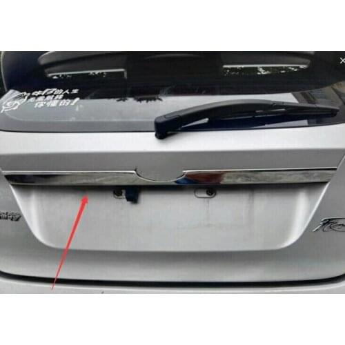AX Rear Door Handle Trunk Cover Tailgate Trim Sticker 2009-2017 for Ford Fiesta Hatchback Chrome Molding Accent Styling Strip