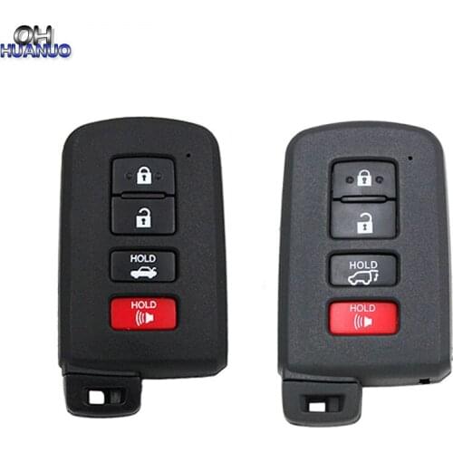 New Replacement Smart Remote Key Shell Case Fob 4 Button For Toyota Avalon Camry