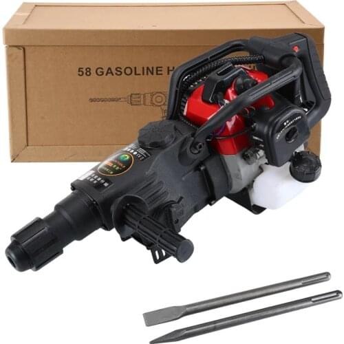 Portable gasoline hammers, drill hand industrial grade cement stone crushing gasoline petrol hand push Hammer multi-function