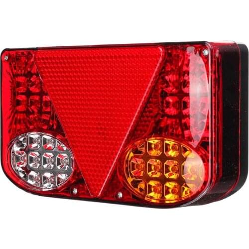 12V LED Car Lights Trailer Truck Tail Light Taillight Rear Light Stop Brake Lamps Turn Signal For Pick-ups Tippers chassis Van