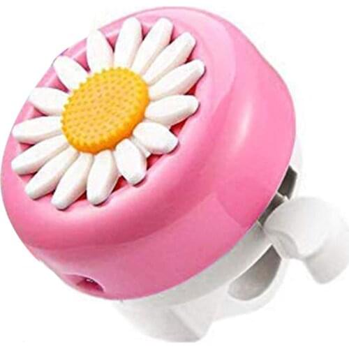 Bike Bell daisys design Funny Mountain Bike Road Bicycle Marguerite Handlebar Horn Safety Alarm Bell for kids