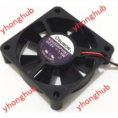 SUNON KD0506PHB2 DC 5V 1.9W 60x60x15mm Server Cooling Fan