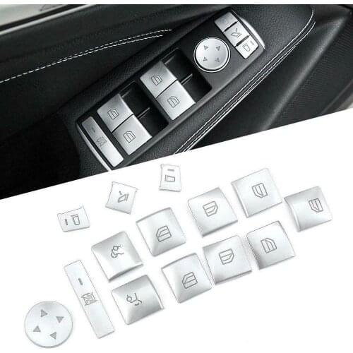 Yubao Inner Door Window Switch Button Trim Cover For Mercedes-Benz A B C E ML GLA GLK Class W204 W212 W246 W166 X166