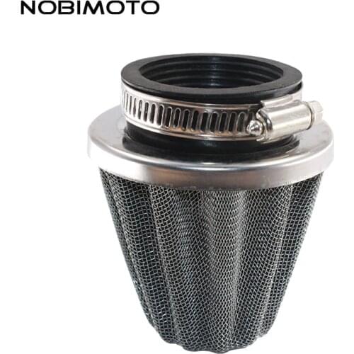 NOBIMOTO Air Filter Mushroom Head 35 38 42 45 48 50 58 60MM Motorcycle Cleaner For Honda Kawasaki Yamaha Scooter 2KL-005