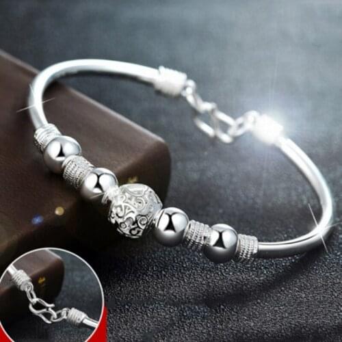 YADA ins Trendy Bell Lucky Beads cuff Bracelets&Bangles For Women Valentine Bracelets Charm Friendship Crystal Bracelet BT200328