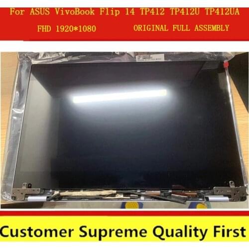 LCD Screen Display Panel Touch Digitizer Glass Assembly for Asus Vivobook Flip 14 TP412F TP412FA TP412FA-EC026T TP412FA-EC027R