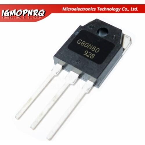 10PCS SGH80N60UFD G80N60 80N60 80A 600V TO-3P Ultrafast IGBT new original