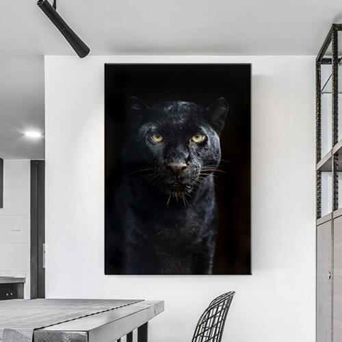5D Diy Diamond Painting Animals Black Panther Art diamond embroidery diamond mosaic Wall Stickers For Living Room DecorZP-3717