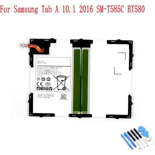 Ansheng Original EB-BT585ABE 7800mAh battery For Samsung Tab A 10.1 2016 SM-T585C BT580 Tablet Battery